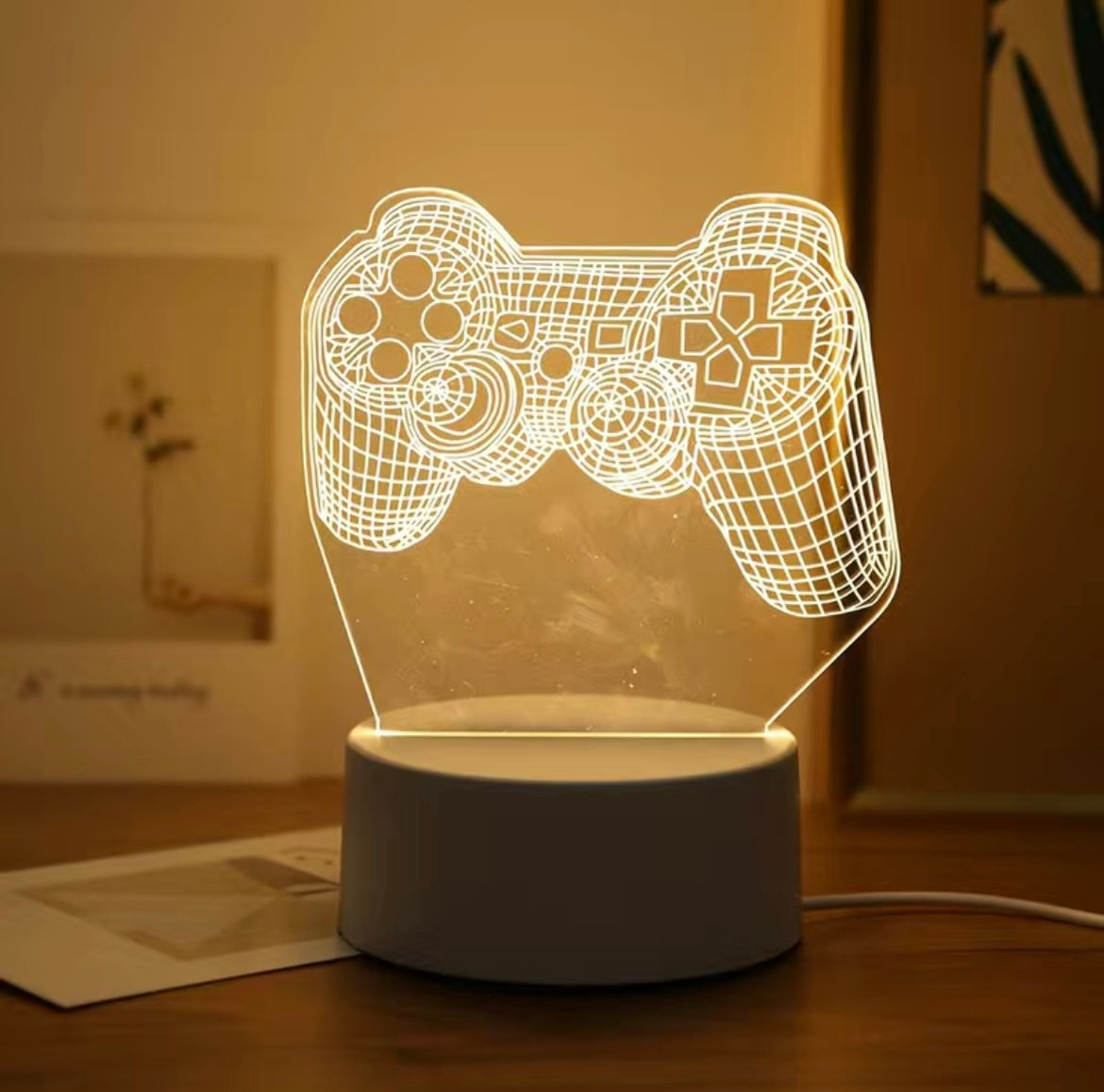 LED 3D Night Light Table Lamp - 13 different styles