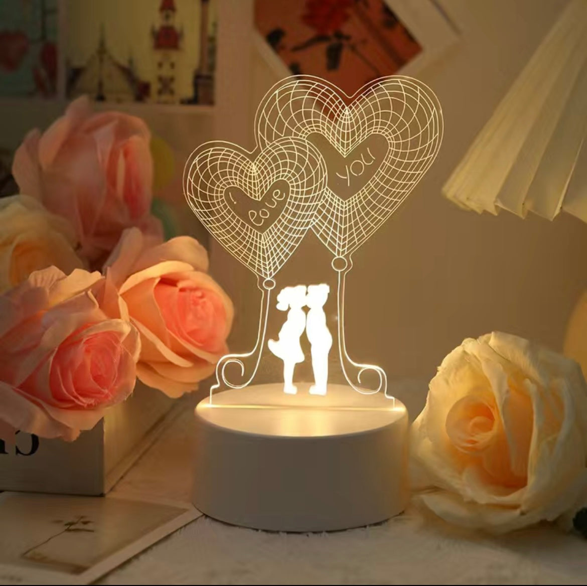 LED 3D Night Light Table Lamp - 13 different styles