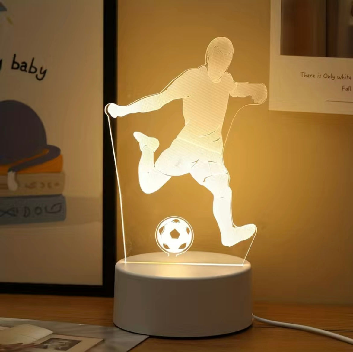 LED 3D Night Light Table Lamp - 13 different styles