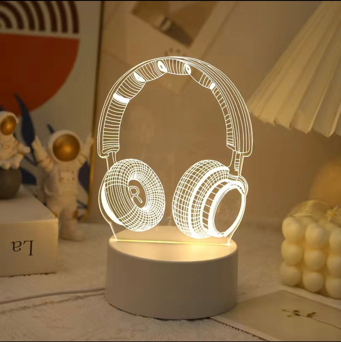 LED 3D Night Light Table Lamp - 13 different styles